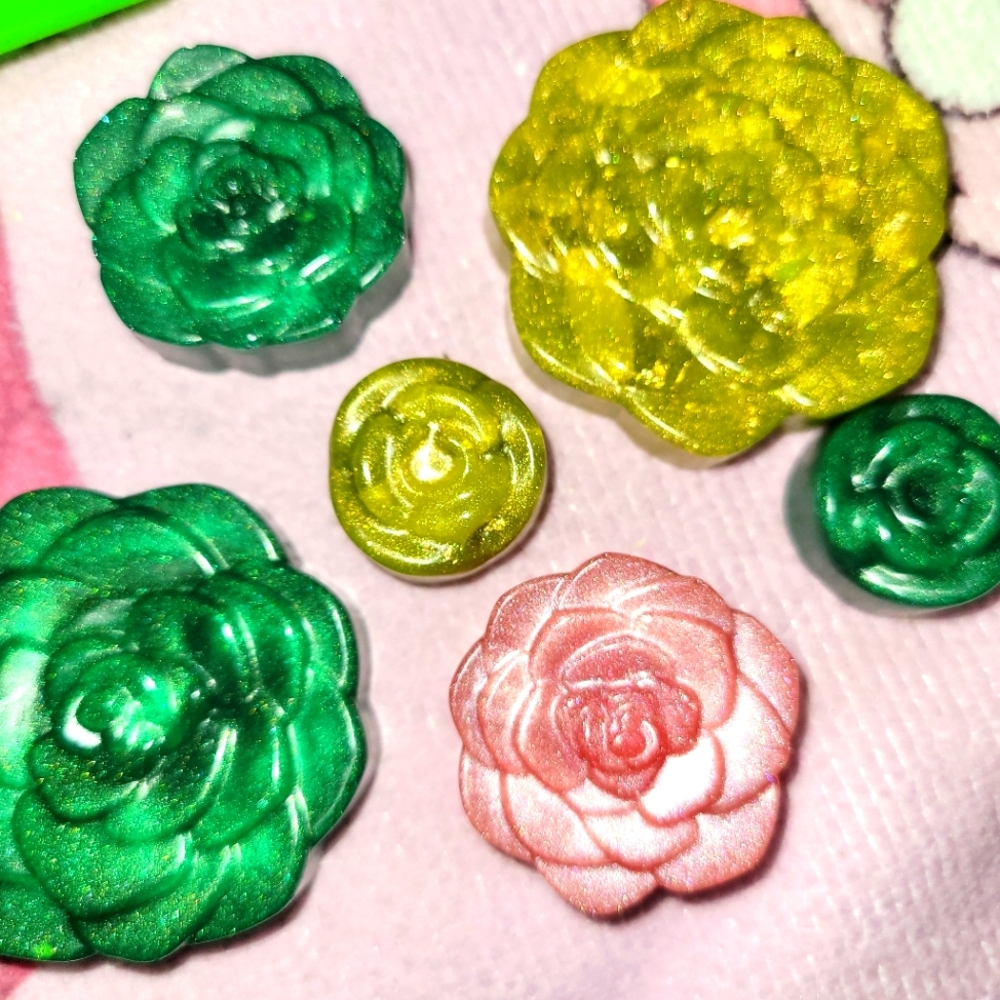 Rose Keychains and Necklaces